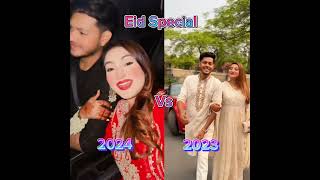 Rakib Ontora Eid Special Video 2023 Vs 2024 rakibhossainrituhossain trendingviralshorts shorts [upl. by Jessalin]