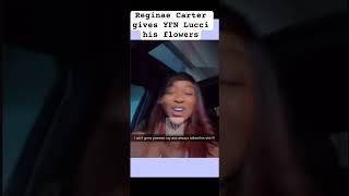 Reginae Carter gives YFN Lucci his flowers [upl. by Sarid]