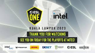 ESL One Kuala Lumpur 2023  Stream A Day 3 [upl. by Watkin822]