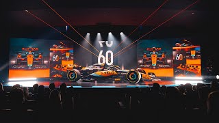 MCL60 reveal  McLaren Formula 1 Team Launch  ForeverForward [upl. by Ttergram]