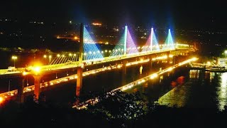 Atal Setu Bridge Goa Panaji Amazing Bridge On River Mandovi Goa [upl. by Fraze]