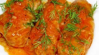 Вкусно  ГОЛУБЦЫ в ТоматноОвощном Соусе ГОЛУБЦЫ Рецепт вкуснейших ГОЛУБЦОВ с Фаршем [upl. by Ondrea]