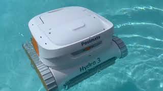 Poolmate hydro 3 automatic pool cleaner review and demo by Sara [upl. by Moria]