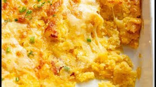 CORN CASSEROLE WITH CHEESE [upl. by Elahcim]