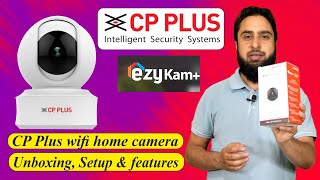 CP Plus wifi camera  CP Plus ezykam complete setup unboxing and features cpplus security [upl. by Pliske]