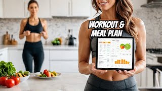 Simple Home Workout amp Keto Meal Plan [upl. by Llerret597]