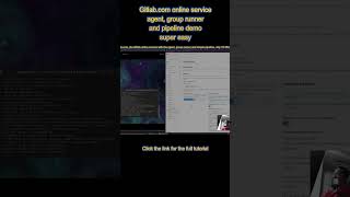 Gitlab online with agentgroup runner and pipeline shorts [upl. by Tarra]