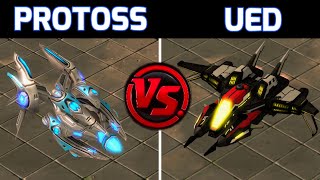 UED vs Protoss  SCII Custom Race Gameplay  Plus Campaign Trailer [upl. by Virgy]