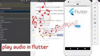 How to play audio in flutter Play an Audio from Local Asset  Tutorial Flutter  Android Studio [upl. by Elleval]