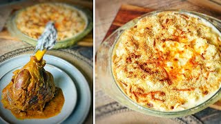 Repas complet Gratin de choufleur et Souris dagneau confites [upl. by Eachern]