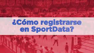 Tutorial  Registro a SportData [upl. by Goren101]