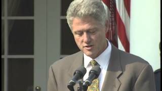 President Clintons Remarks at quotTop Copsquot Event 1997 [upl. by Hajile]