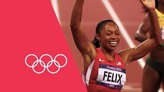 London 2012 200m Champion Allyson Felix Exclusive Interview  Athlete Profile [upl. by Massab]