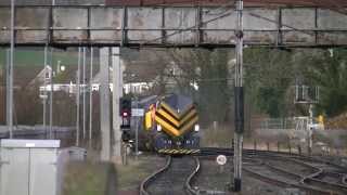 NR Independent Snow Ploughs DRS 3740520312 7Z35 Carnforth 241213 [upl. by Elamef]