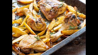 Pollo al forno con patate [upl. by Mirelle]