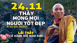 Thầy Thích Minh Tuệ Mong Mọi Người Được Tốt Đẹp lời thầy khuyên cố gắng giữ 5 giới rất an lạc [upl. by Amabel]