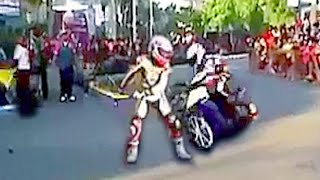 Motorcycle RACE Riders GONE WRONG [upl. by Albers582]