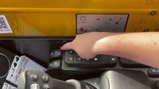 JCB 51283R Using Outriggers Button Controls [upl. by Eiger]