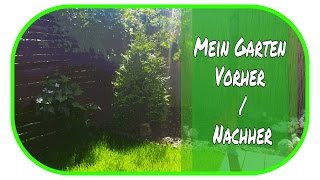 🌻 Mein schöner Garten  Vorher  Nachher 🌻  Gartendeko  Gartenideen  Gartengestaltung [upl. by Ahab826]