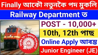 Railway Department New Recruitment 2024How To Apply Railway Department Jobsjob only [upl. by Elwyn251]