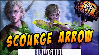 POE 312  Scourge Arrow Ranger Build Guide  Path of Exile Heist [upl. by Dannel]