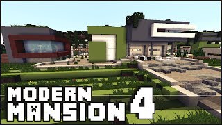 Minecraft  Modern Mansion 4 [upl. by Nosidda368]