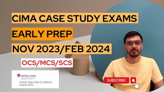 Starting Early CIMA Case Study Exams Nov 2023Feb 2024 [upl. by Atnim960]