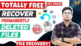 TOTALLY FREE  DATA Recovery Software 2023  Recover Permanently Deleted Files 100 FREE ✅ PART2 [upl. by Aerdied]