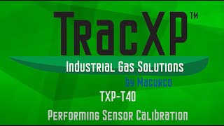 TracXP TXPT40 Sensor Calibration [upl. by Htebi]