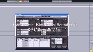 Cakewalk Z3ta Soundbank  Commercial Electronica [upl. by Leonanie898]