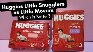 Huggies Little Snugglers vs Little Movers Detailed Comparison Review [upl. by Heaps416]