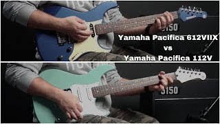 Krótko i na temat  Yamaha Pacifica 612VIIX vs Yamaha Pacifica 112V SB [upl. by Origra]