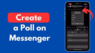 How to Create a Poll on Messenger iPhone Quick amp Simple [upl. by Helmut]