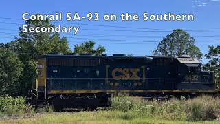 Conrail SA93 on the Southern Secondary [upl. by Cybil]