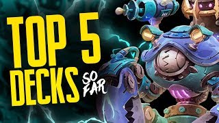 Top 5 Decks After the Buffs  Rise of Shadows  Hearthstone  Dekkster [upl. by Eejan]