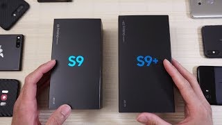 Samsung Galaxy S9 and S9 Plus UNBOXING [upl. by Irakab]