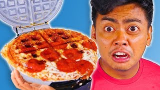 10 Foods You Can Waffle Hack  Experiment [upl. by Mariken369]