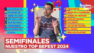 Nuestro Top del Benidorm Fest 2024  Semifinales  Votación Cerrada [upl. by Iem]