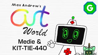 Max Andrews Art World  Medie amp KITTIE440  OC Showcase [upl. by Ennad819]