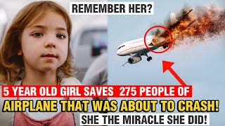 Remember her Girl prevents airplane from crashing and saves 275 people  Unbelievable miracle [upl. by Ynamreg]