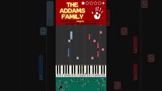 ADDAMS FAMILY THEME  PIANO TUTORIAL easy [upl. by Eveleen808]