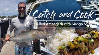 Catch amp Cook  Greater Amberjack in 7 easy Steps [upl. by Llerehc]