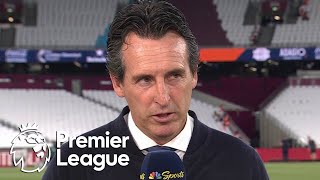 Unai Emery discusses Aston Villas balance between Premier League Champions League  NBC Sports [upl. by Araiek686]