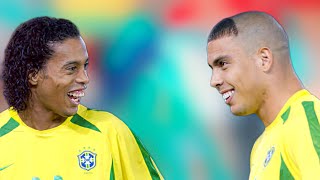 RONALDINHO E RONALDO PAROU O MUNDO NA FINAL DA COPA DO MUNDO 2002  Brazil 2 X 0 Germany [upl. by Chretien]