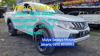 TRITON GLS 2016 DIJUAL KONDISI SIAP KERJA  TERJUAL [upl. by Suirada]