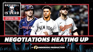 MLB Free Agent Negotiations Heating Up  Baseball Is Dead Episode 285 [upl. by Cass]