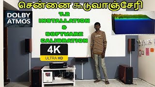 72 Dolby Atmos Hometheatre Installation amp Calibration in Guduvancheri dolbyatmos RockAudios [upl. by Ardisi]