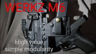 WERKZ M6 HOLSTER SYSTEM My current choice for dedicated gunlight carry [upl. by Ecnarretal]