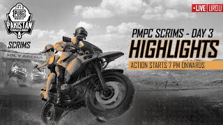 Highlights PMPC 2020 Scrims Day 3  PUBG MOBILE Pakistan Challenge [upl. by Nonaihr]