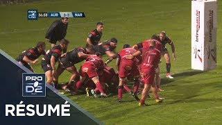 PRO D2  Résumé AurillacNarbonne 156  J5  Saison 20172018 [upl. by Nylave]